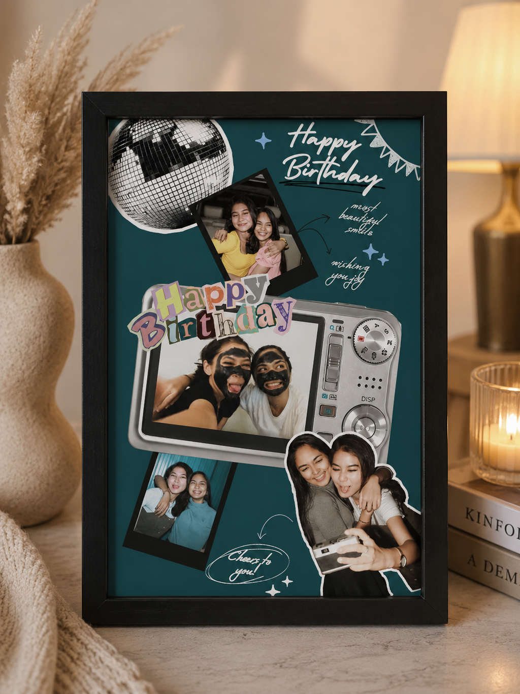 Birthday Collage of 5 Photos