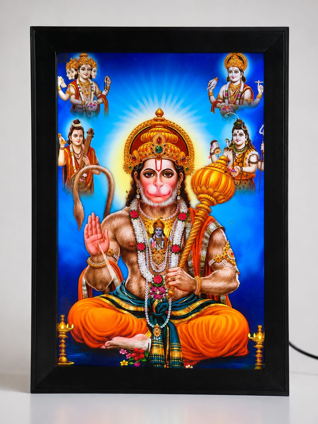 Hanuman Ji LED Lighting Frame
