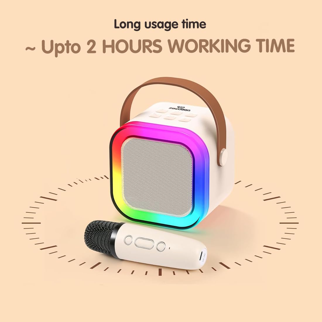 Rechargeable Karaoke Mic with Speaker