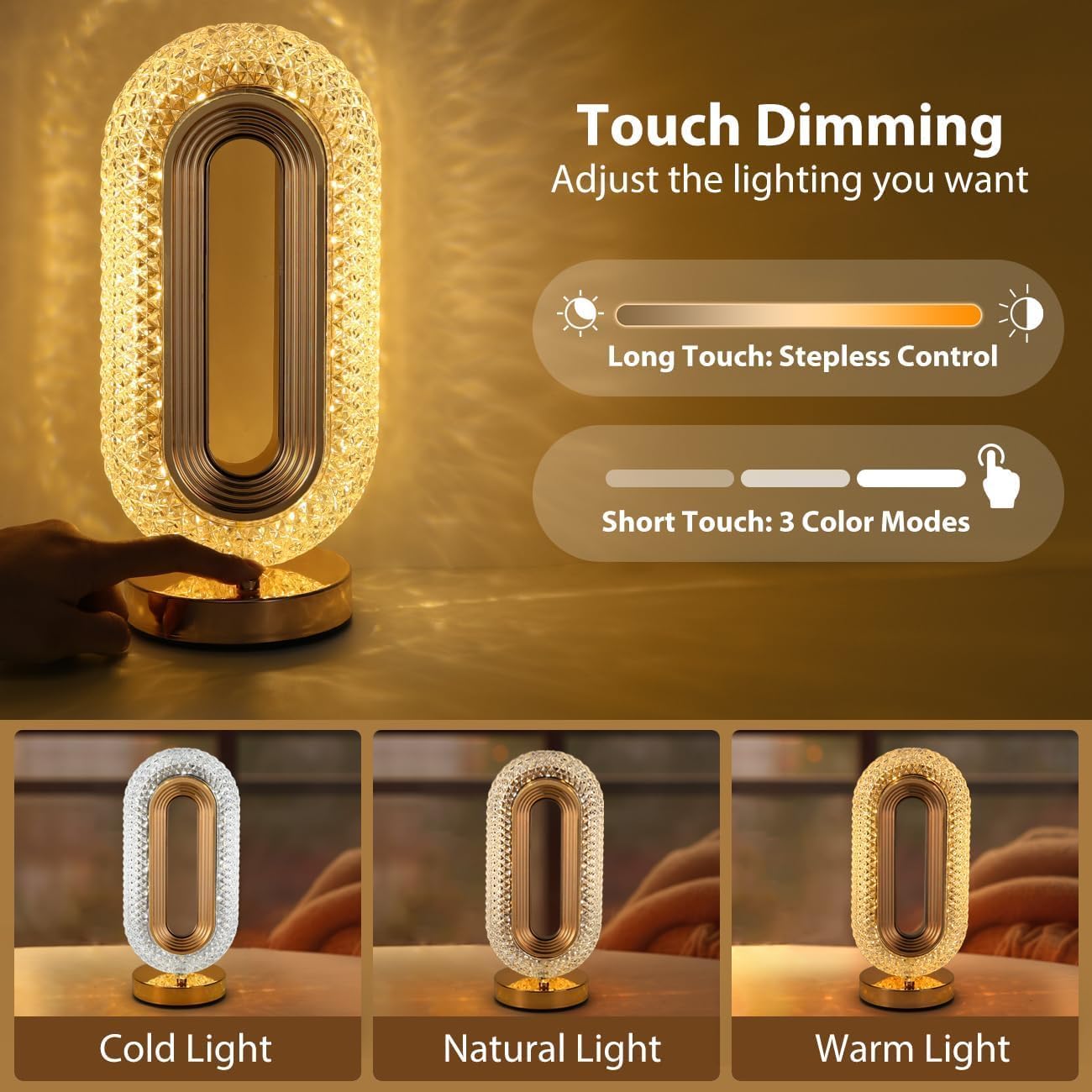 Crystal Table Lamp