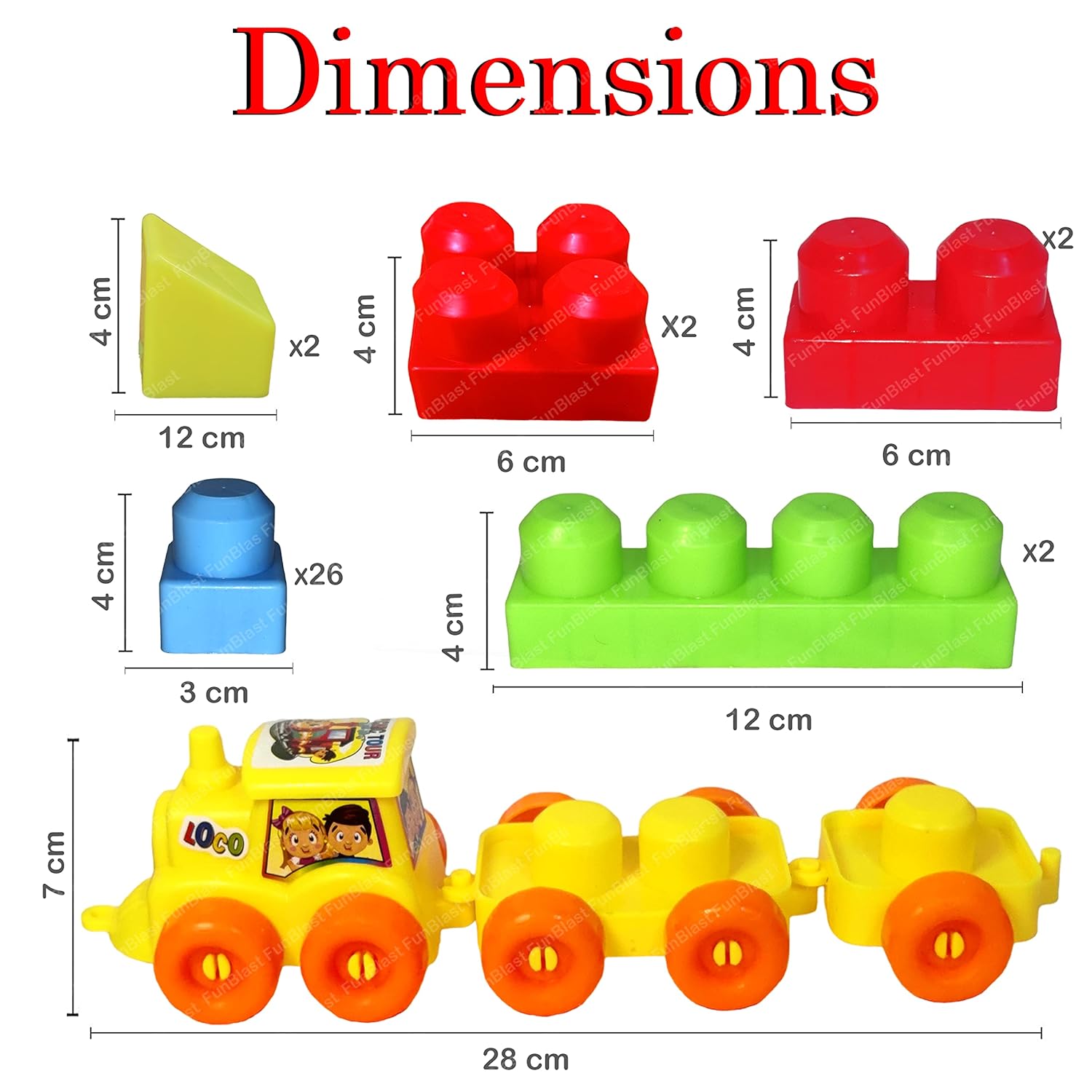Train Blocks Set