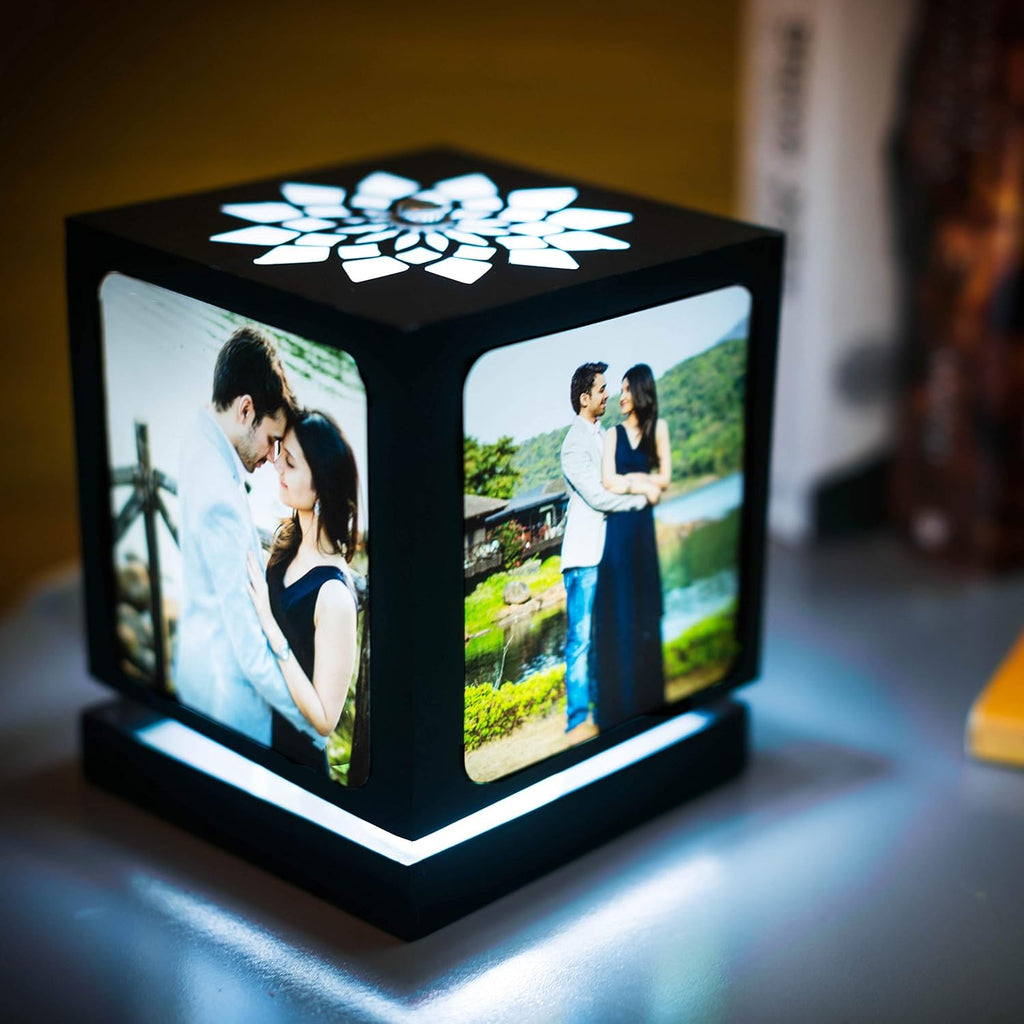 Personalized Rotating Photo Lamp