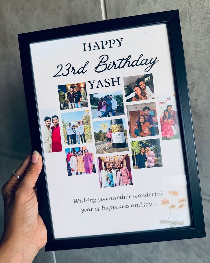 Birthday Collage of 7 photos