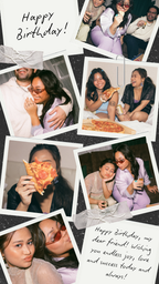 Birthday Collage of 7 photos