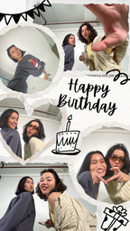 Birthday Collage of 7 photos