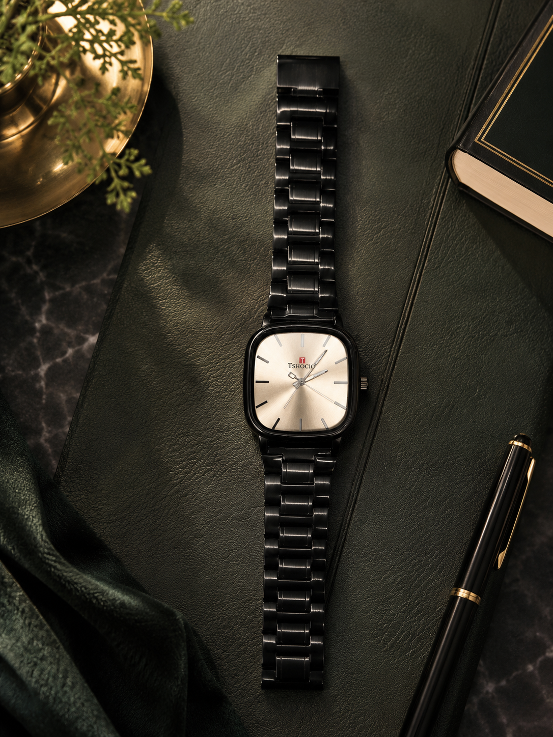 Tshock Stainless Steel Watch