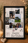 Birthday Collage Of 6 Photos